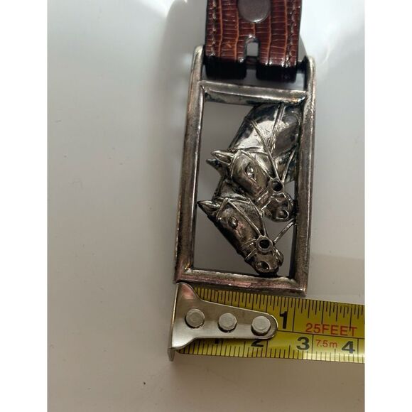 VNT Barry  KIESELSTEIN Sterling HORSES Buckle 
 WITH LIZARD BELT SIZE 2 main image 6